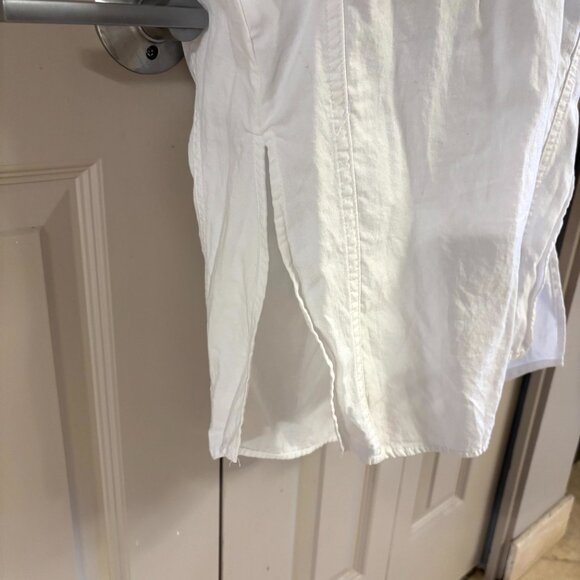 Oversized White Button-Down Shirt Dress S - Picture 5 of 12